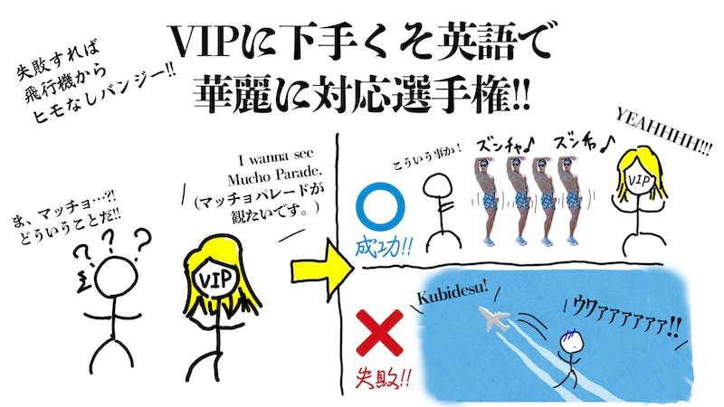 海外VIPに下手くそ英語で華麗に対応選手権!!のアイキャッチ画像