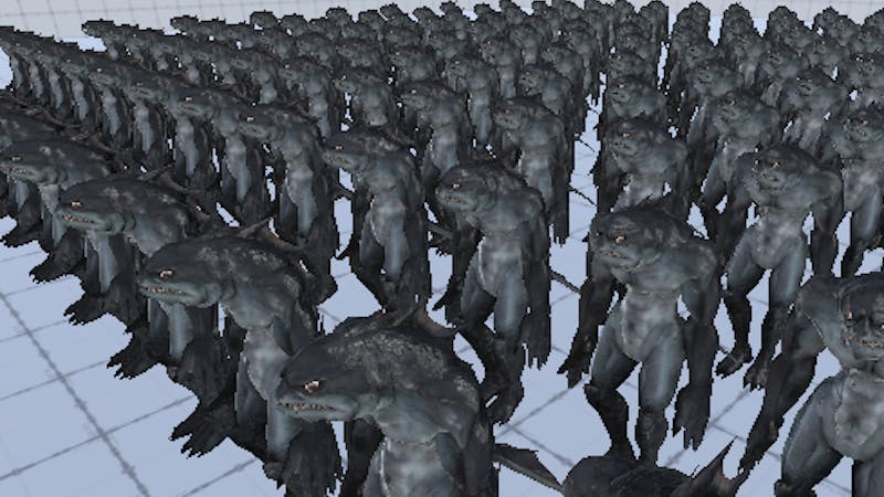 半魚人がいっぱい!?脱出ゲームのアイキャッチ画像