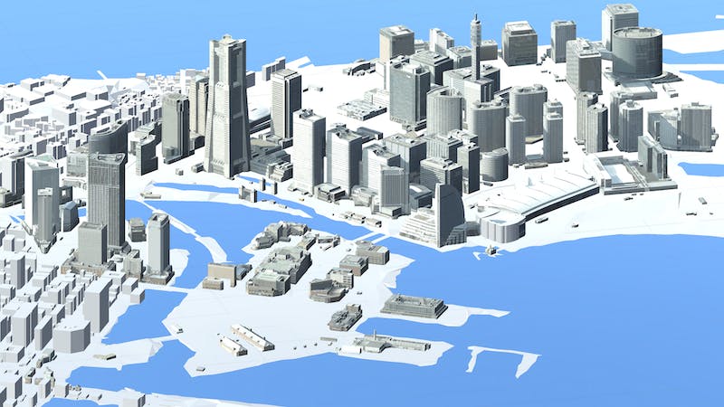 横浜みなとみらい 3D都市モデルのアイキャッチ画像