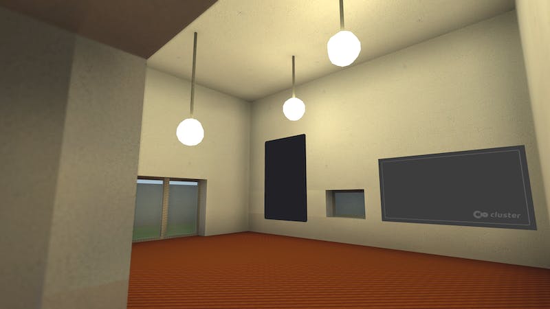 夕方の集会場のアイキャッチ画像