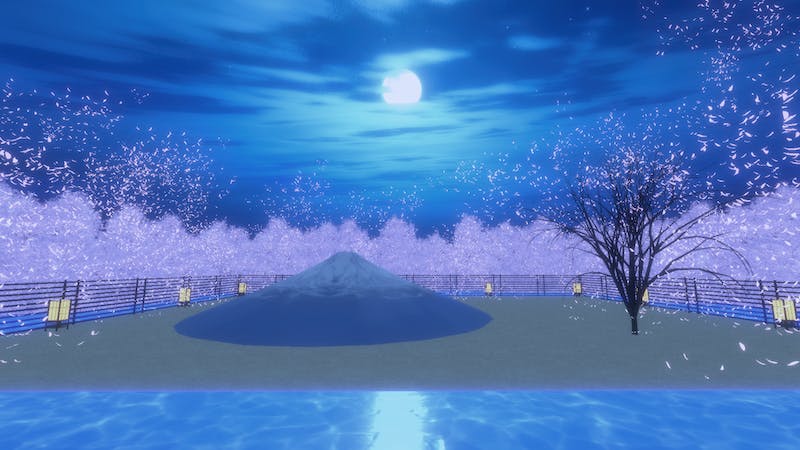 夜桜富士のアイキャッチ画像