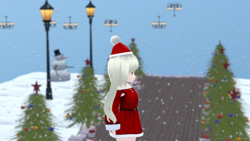 雪が舞い散るアスレチックのアイキャッチ画像