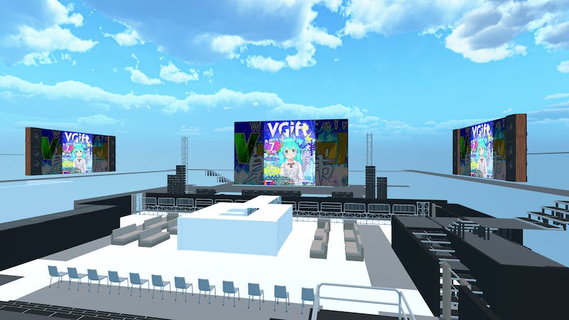 スクランブル特設巨大モニターステージのアイキャッチ画像