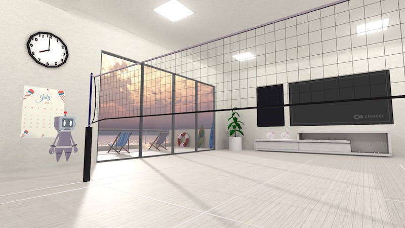 お部屋でビーチバレーのアイキャッチ画像