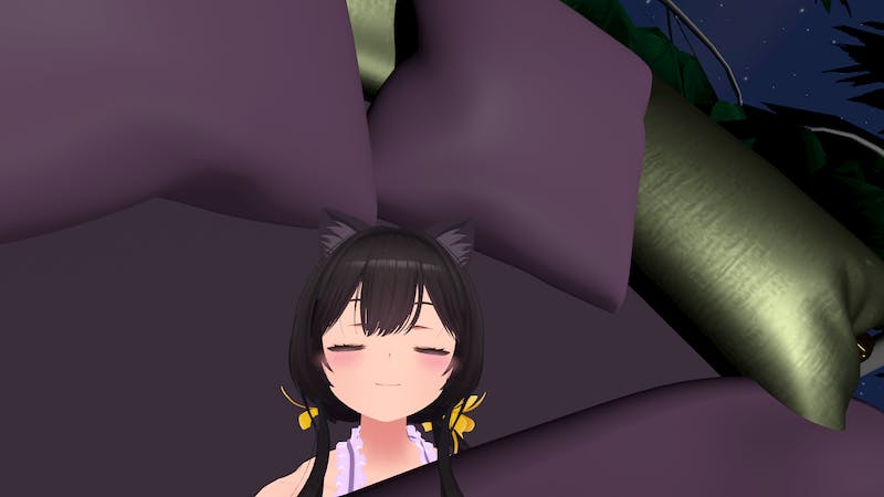 【スマホ参加可】猫耳っ子一緒に寝よ💤【早よ寝なさい】のアイキャッチ画像