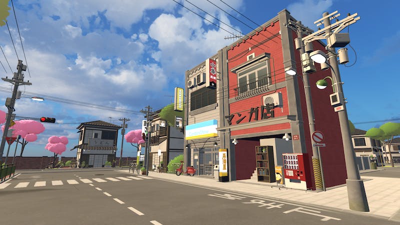 日本の街並み（歩行とジャンプ力が2倍の世界）のアイキャッチ画像