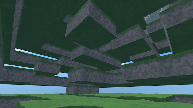 宙に浮く立体迷路のアイキャッチ画像