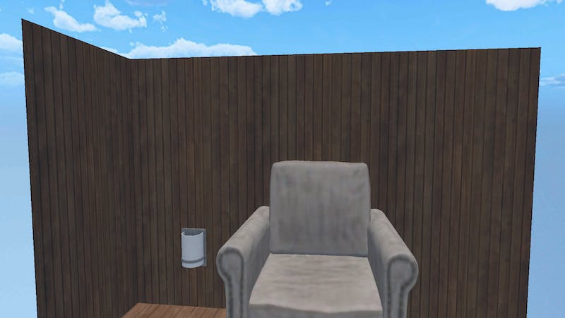 ソファーに座るだけのお部屋のアイキャッチ画像