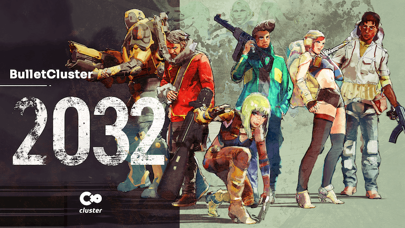 フルダイブ型メタバースFPS「BulletCluster」リリースイベント会場のアイキャッチ画像