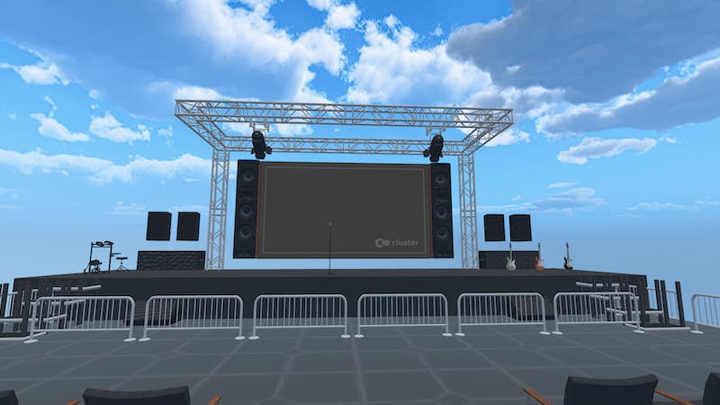 歌枠用ステージ(簡易版)のアイキャッチ画像