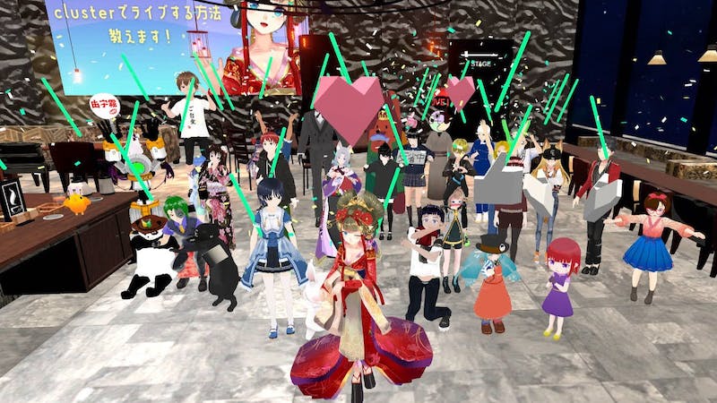 VTuber向けVR版clusterの使い方＆イベントの開き方講座のアイキャッチ画像