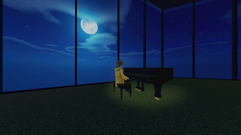 音楽ホール(夜)のアイキャッチ画像