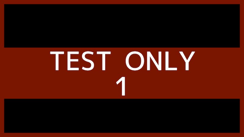 Test Only 1 (Fleet)のアイキャッチ画像